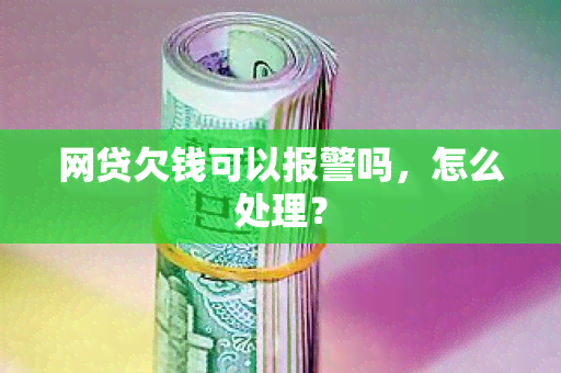 网贷欠钱可以报警吗，怎么处理？