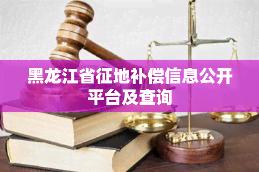 黑龙江省征地补偿信息公开平台及查询