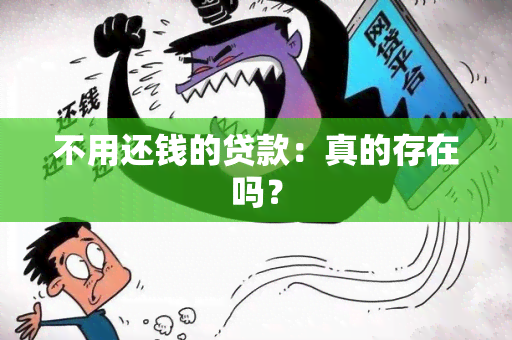 不用还钱的贷款：真的存在吗？