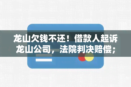 龙山欠钱不还！借款人起诉龙山公司，法院判决赔偿；龙山公司否认债务存在，申请再审；债务纠纷背后的故事揭秘！