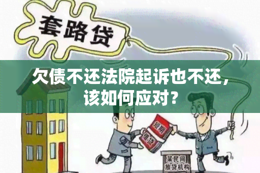 欠债不还法院起诉也不还，该如何应对？