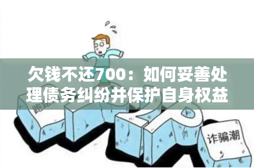 欠钱不还700：如何妥善处理债务纠纷并保护自身权益？