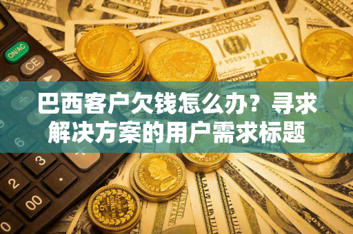 巴西客户欠钱怎么办？寻求解决方案的用户需求标题