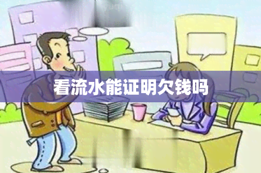 看流水能证明欠钱吗