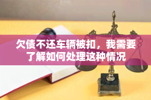 欠债不还车辆被扣，我需要了解如何处理这种情况