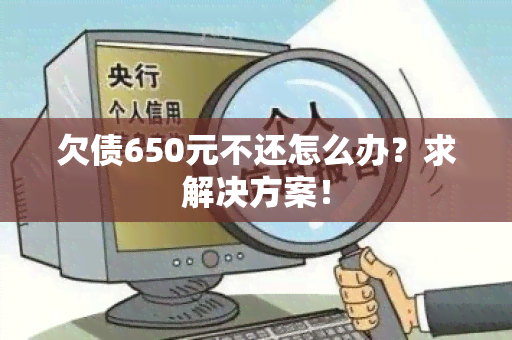 欠债650元不还怎么办？求解决方案！