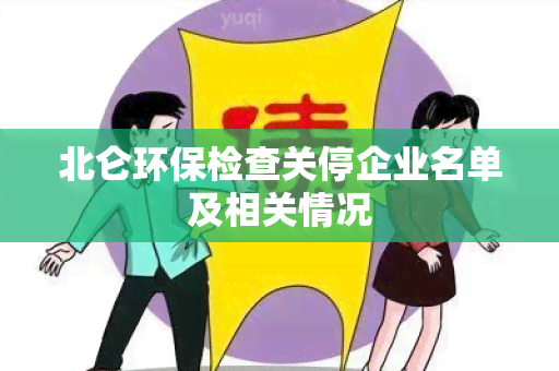 北仑环保检查关停企业名单及相关情况