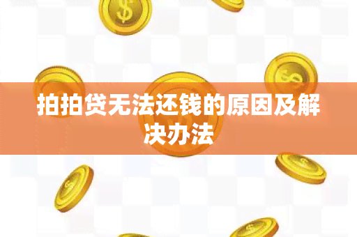 拍拍贷无法还钱的原因及解决办法