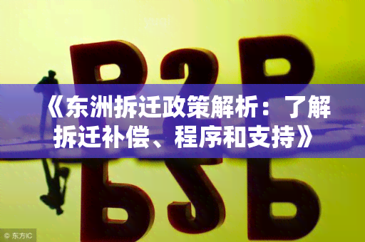 《东洲拆迁政策解析：了解拆迁补偿、程序和支持》