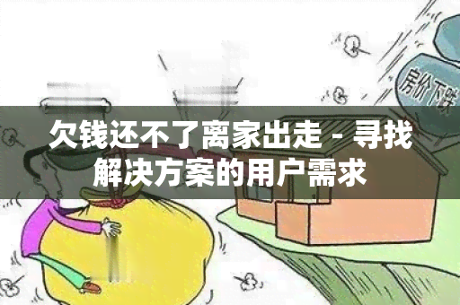 欠钱还不了离家出走 - 寻找解决方案的用户需求