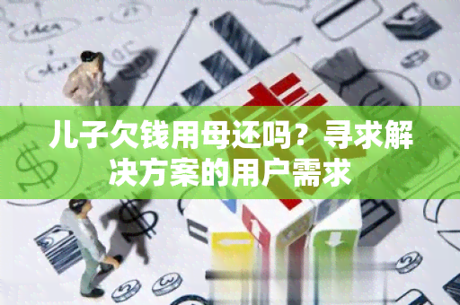 儿子欠钱用母还吗？寻求解决方案的用户需求