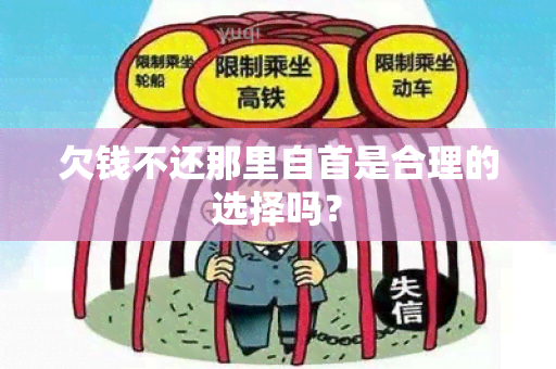 欠钱不还那里自首是合理的选择吗？