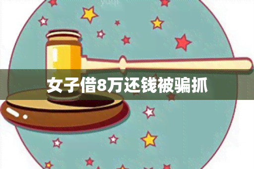 女子借8万还钱被抓