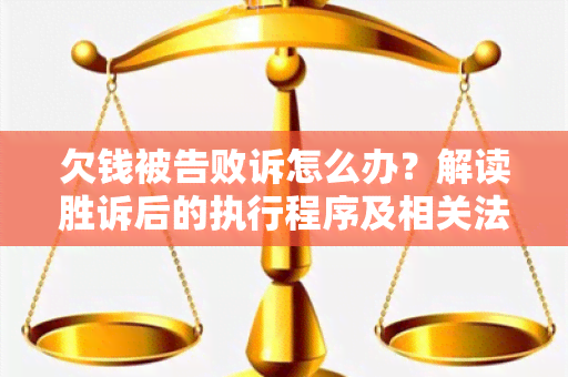 欠钱被告败诉怎么办？解读胜诉后的执行程序及相关法律规定