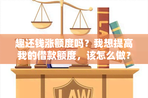 趣还钱涨额度吗？我想提高我的借款额度，该怎么做？