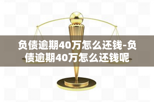 负债逾期40万怎么还钱-负债逾期40万怎么还钱呢