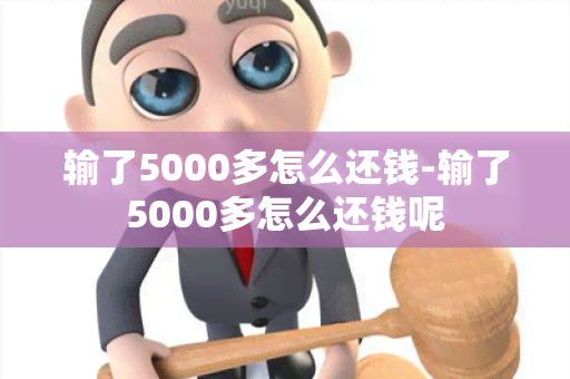 输了5000多怎么还钱-输了5000多怎么还钱呢