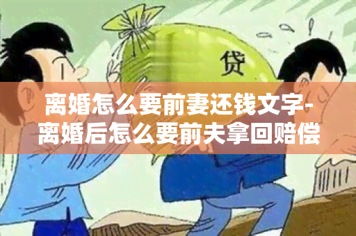 离婚怎么要前妻还钱文字-离婚后怎么要前夫拿回赔偿费?