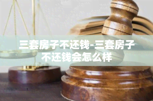 三套房子不还钱-三套房子不还钱会怎么样