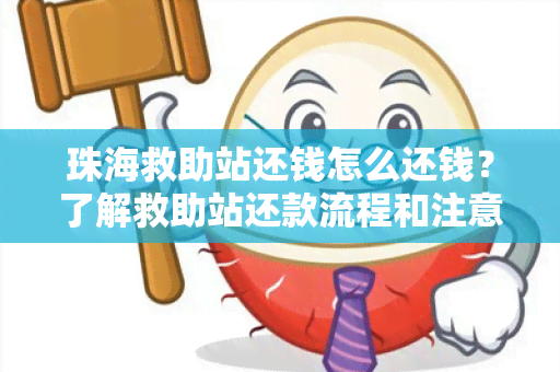 珠海救助站还钱怎么还钱？了解救助站还款流程和注意事