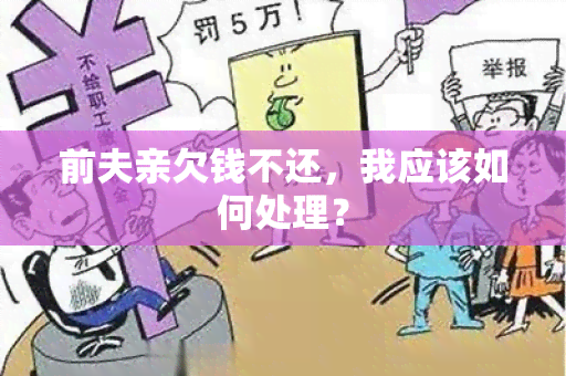 前夫亲欠钱不还，我应该如何处理？