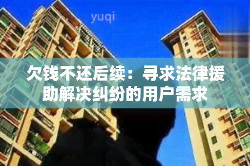 欠钱不还后续：寻求法律援助解决纠纷的用户需求