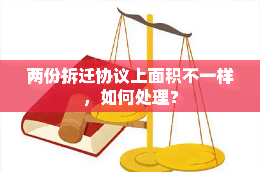 两份拆迁协议上面积不一样，如何处理？