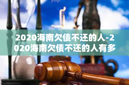 2020海南欠债不还的人-2020海南欠债不还的人有多少