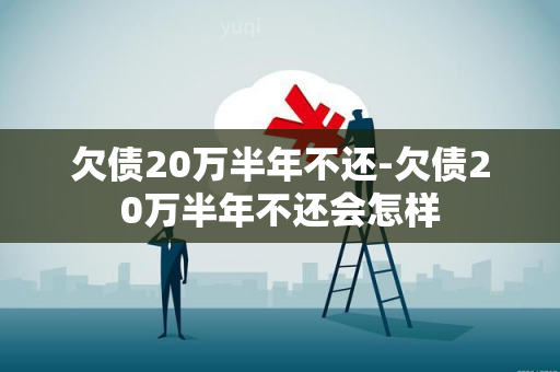 欠债20万半年不还-欠债20万半年不还会怎样