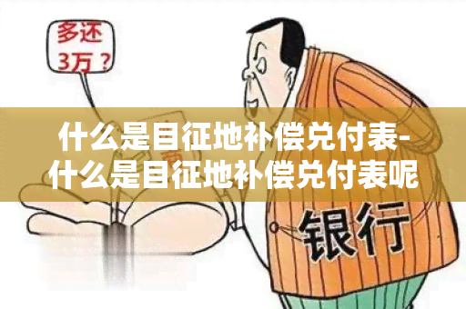 什么是目征地补偿兑付表-什么是目征地补偿兑付表呢