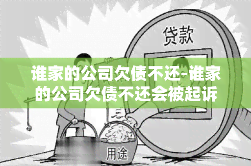 谁家的公司欠债不还-谁家的公司欠债不还会被起诉