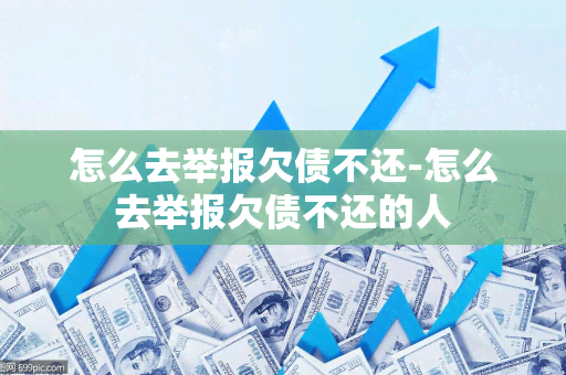 怎么去举报欠债不还-怎么去举报欠债不还的人