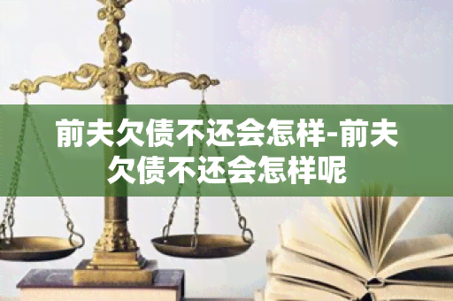 前夫欠债不还会怎样-前夫欠债不还会怎样呢