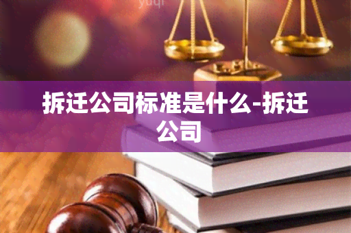 拆迁公司标准是什么-拆迁 公司