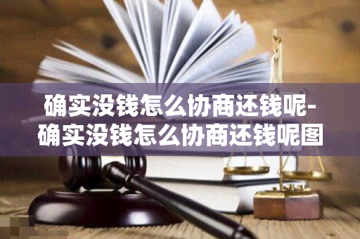 确实没钱怎么协商还钱呢-确实没钱怎么协商还钱呢图片