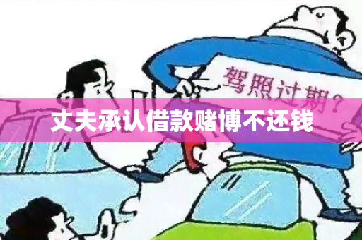 丈夫承认借款博不还钱