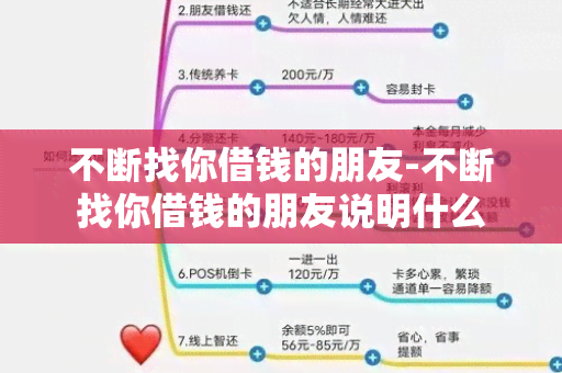 不断找你借钱的朋友-不断找你借钱的朋友说明什么