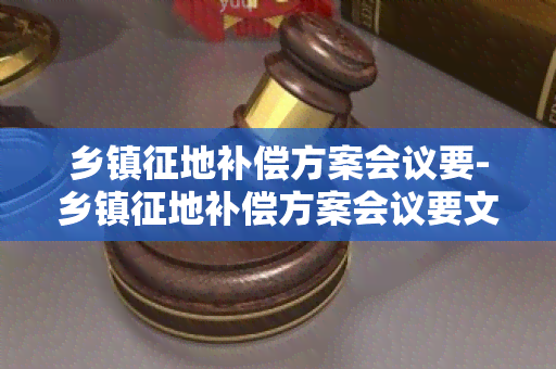 乡镇征地补偿方案会议要-乡镇征地补偿方案会议要文