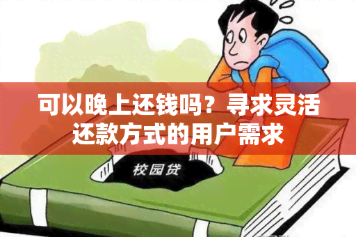 可以晚上还钱吗？寻求灵活还款方式的用户需求