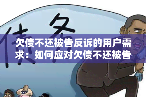 欠债不还被告反诉的用户需求：如何应对欠债不还被告反诉的情况？