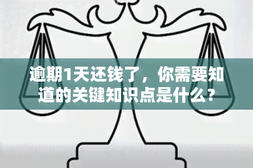 逾期1天还钱了，你需要知道的关键知识点是什么？