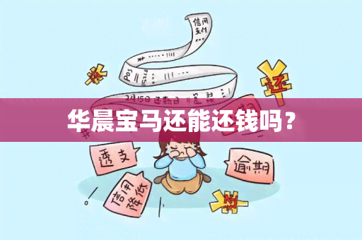 华晨宝马还能还钱吗？