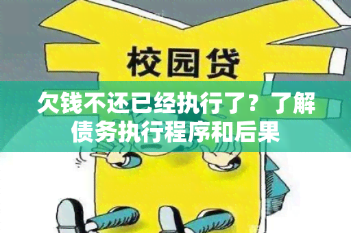 欠钱不还已经执行了？了解债务执行程序和后果