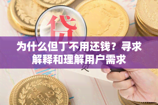 为什么但丁不用还钱？寻求解释和理解用户需求