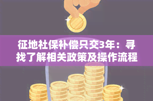 征地社保补偿只交3年：寻找了解相关政策及操作流程的专业服务