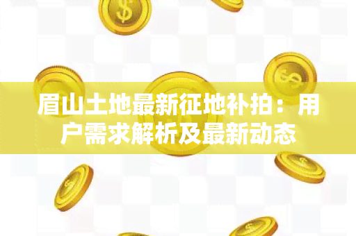 眉山土地最新征地补拍：用户需求解析及最新动态