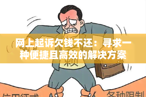 网上起诉欠钱不还：寻求一种便捷且高效的解决方案