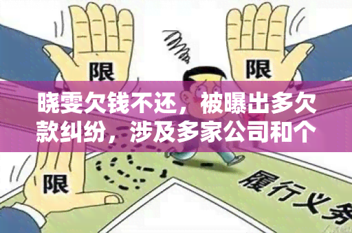 晓雯欠钱不还，被曝出多欠款纠纷，涉及多家公司和个人，引发社会泛关注和谴责。