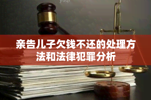 亲告儿子欠钱不还的处理方法和法律犯罪分析