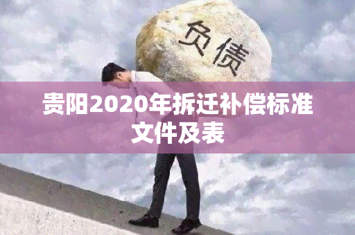 贵阳2020年拆迁补偿标准文件及表